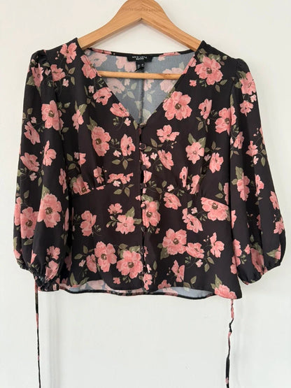 New Look Petite Floral Top, preloved