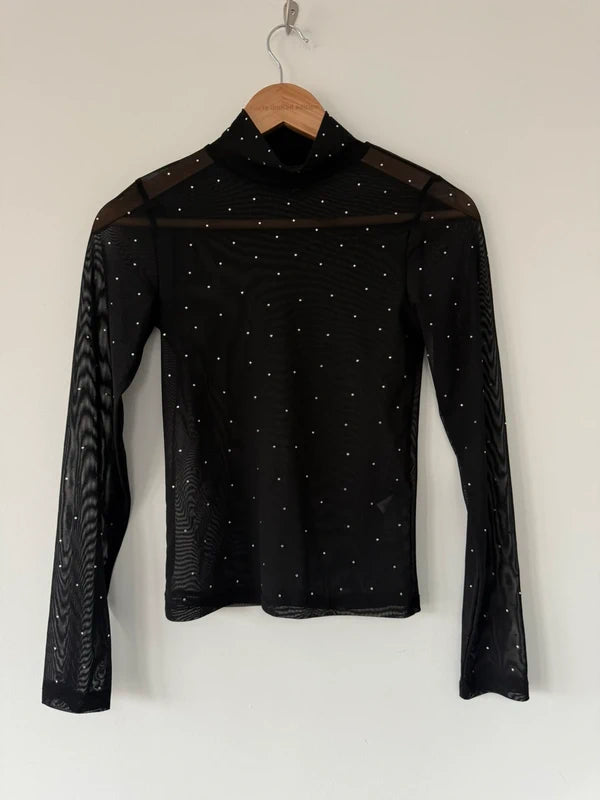 Lipsy Mesh Pearl Top, photo 2 of 4