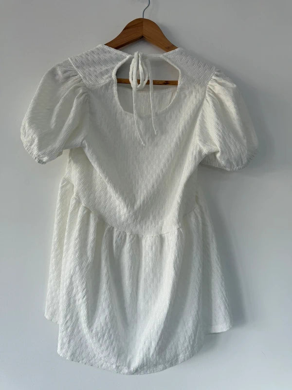 New Look Cream Peplum Top, photo 4 of 4