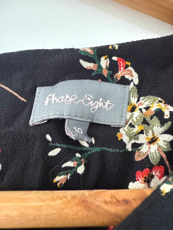 Phase Eight Black Floral Blouse, photo 3 of 4