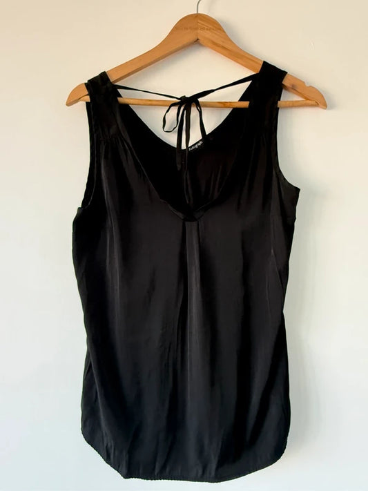 M&S Autograph Black Cami Tie Up Top, photo 2 of 5
