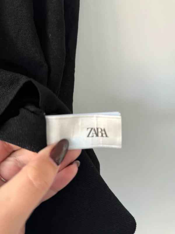 Zara Knitted Black Vest, photo 3 of 4