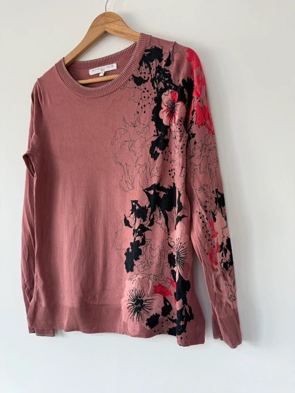 Next Pink Floral Jumper, photo 2 of 4