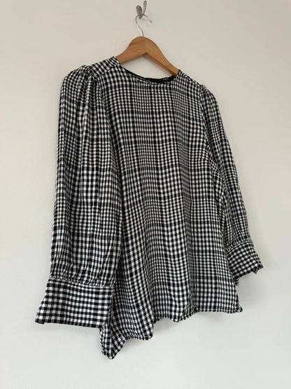 Next Black and White Chequered Top, photo 4 of 4