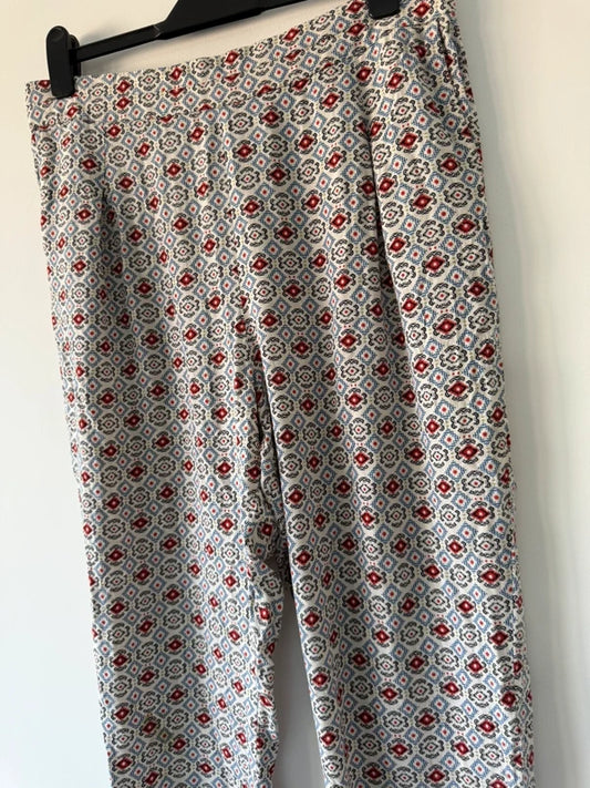 M&S Patterned Trousers Size 16 Long, photo 2 of 4