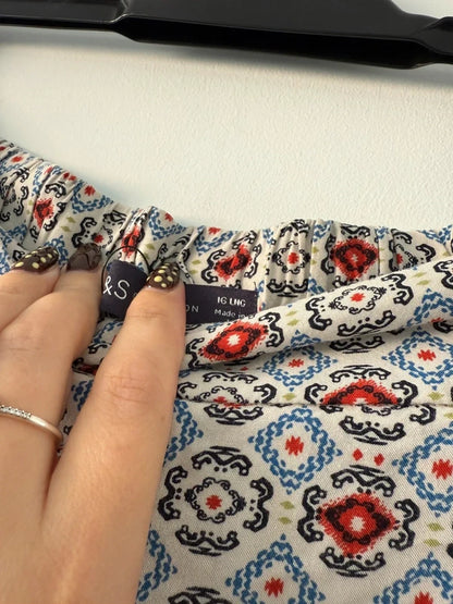 M&S Patterned Trousers Size 16 Long, photo 3 of 4