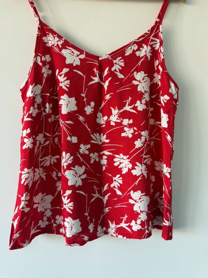 Real Women Red Floral Cami Top, photo 2 of 4