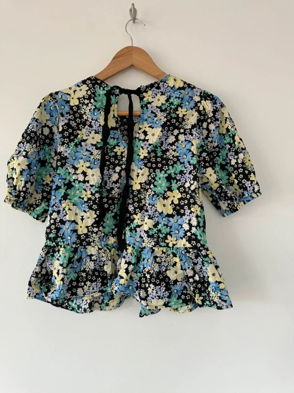 New Look Floral Peplum Top, photo 3 of 4