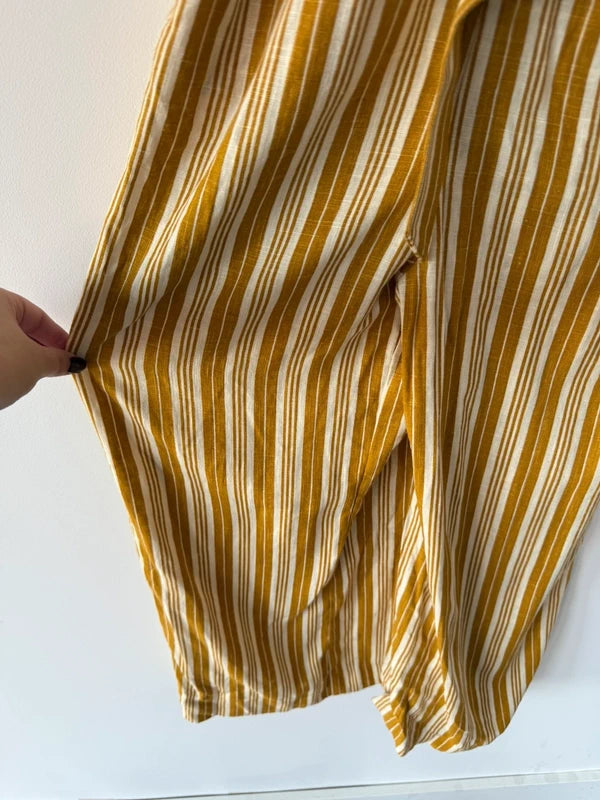 Next Mustard Striped Jumpsuit, photo 3 of 5