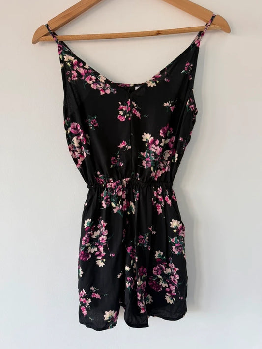 H&M Floral Patterned Playsuit, preloved