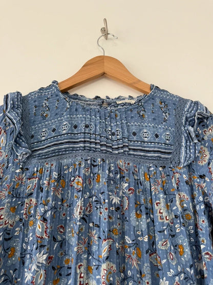 Fat Face Patterned Blue Blouse, photo 5 of 5