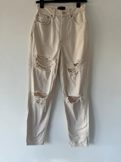 ASOS Design White Ripped Jeans, preloved