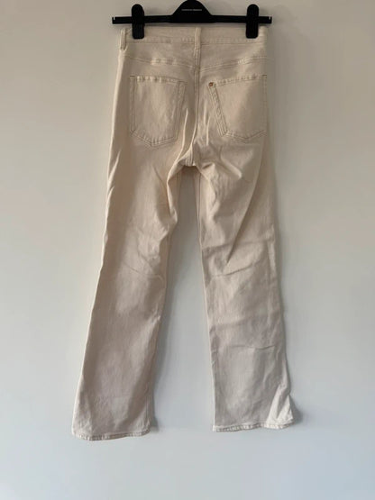 H&M Boot Cut High Waisted Cream Jeans EUR 34, photo 4 of 4