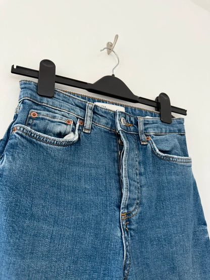 Zara Blue Skinny Wide Legged Jeans Size EUR 34, photo 5 of 5