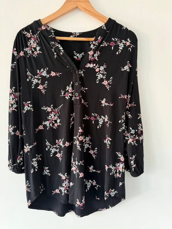 Roman Floral Shirt Blouse, photo 2 of 4