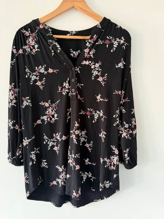 Roman Floral Shirt Blouse, photo 2 of 4