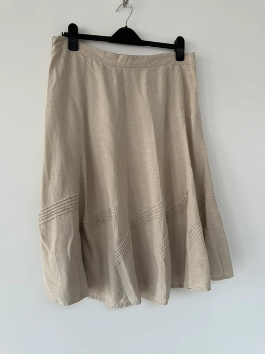Julipa Beige Midi Skirt, photo 2 of 5
