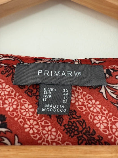 Primark Orange Patterned Kimono, photo 2 of 3