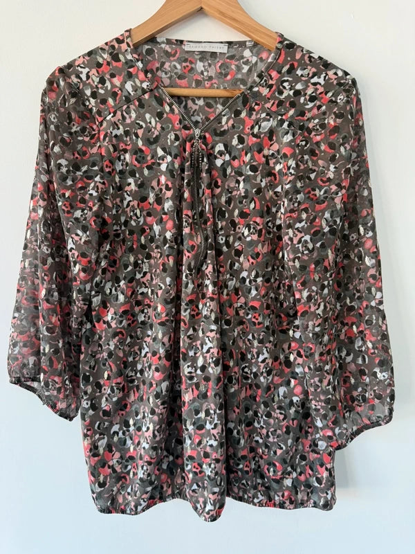 Armand Thiery Leopard Print Blouse, preloved