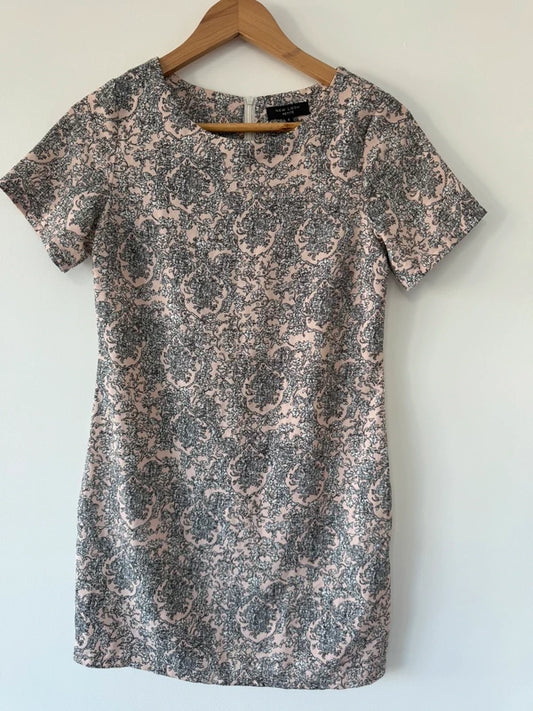 New Look Petite Pink Patterned Dress, photo 2 of 5