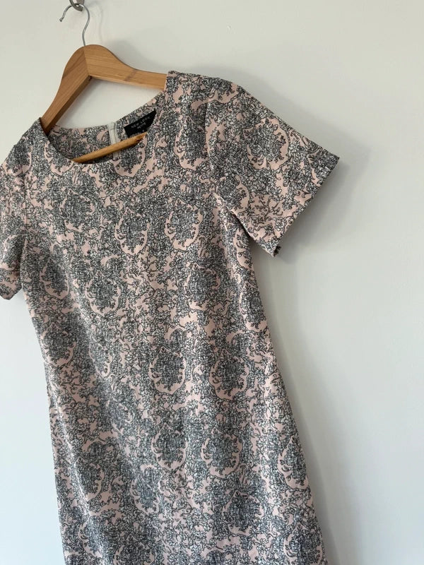 New Look Petite Pink Patterned Dress, photo 3 of 5