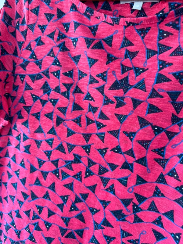Per Una Flag Print Pink T Shirt, photo 2 of 3