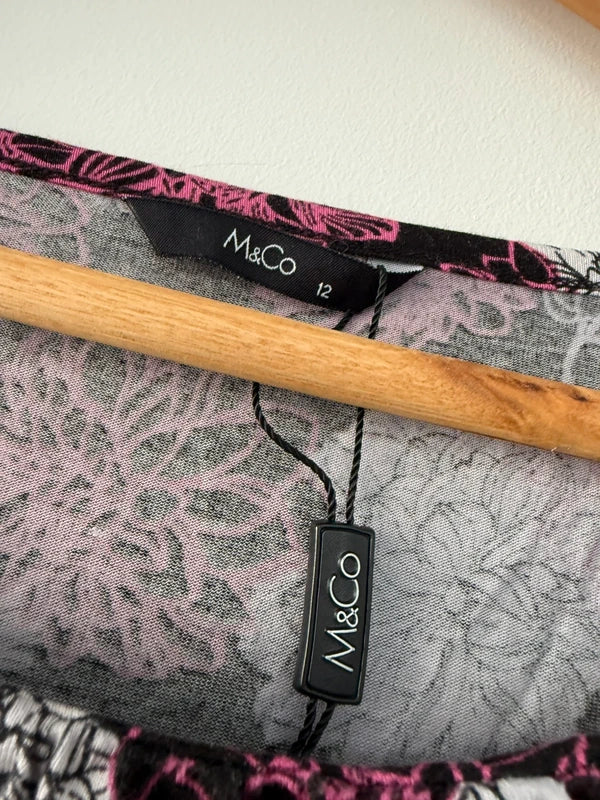 M&CO Floral Patterned Top, photo 3 of 3