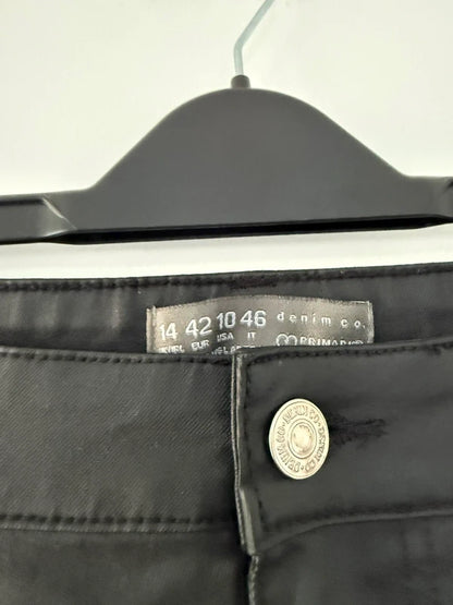 Primark Leather Style Black Skirt, photo 2 of 3