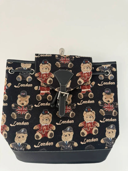 Signare Bear Patterned Backpack, photo 2 of 4