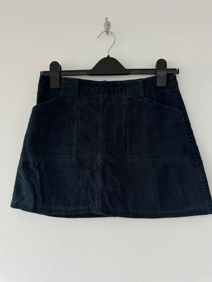 Urban BDG Navy Blue Cord Skirt, preloved