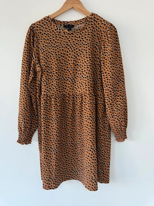 New Look Heart Patterned Dress, preloved