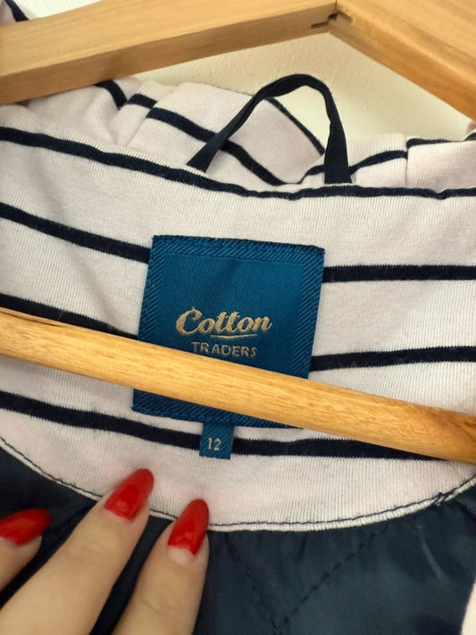 Cotton Traders Navy Blue Coat, photo 2 of 5