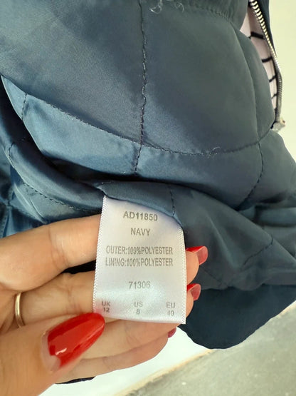 Cotton Traders Navy Blue Coat, photo 3 of 5