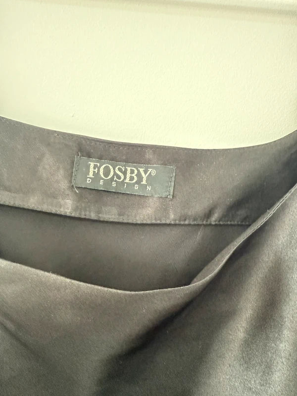 Fosby Black Silky Style Camo Top, photo 2 of 3