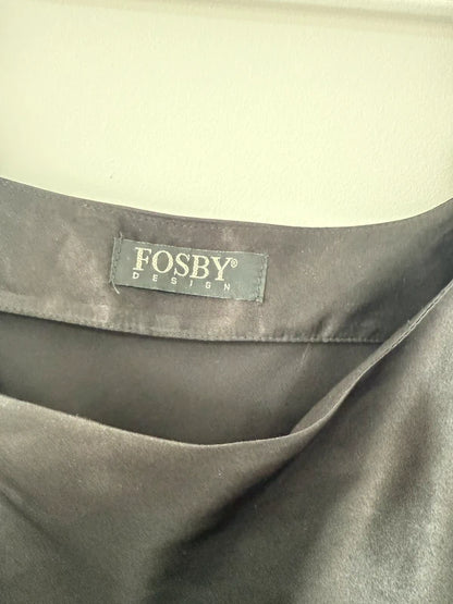 Fosby Black Silky Style Camo Top, photo 2 of 3