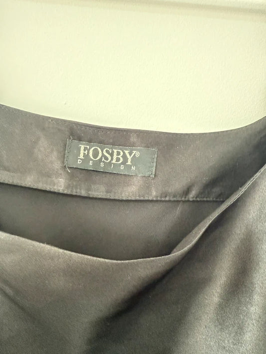 Fosby Black Silky Style Camo Top, photo 2 of 3
