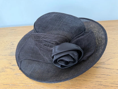 BHS Black Wedding Occasion Hat, photo 3 of 5