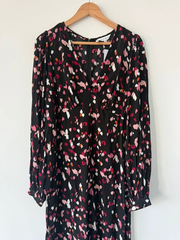 Everbelle Black Leopard Print Jumpsuit, photo 2 of 5