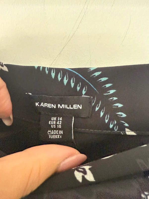 Karen Millen Patterned Fishtail Skirt, photo 4 of 5