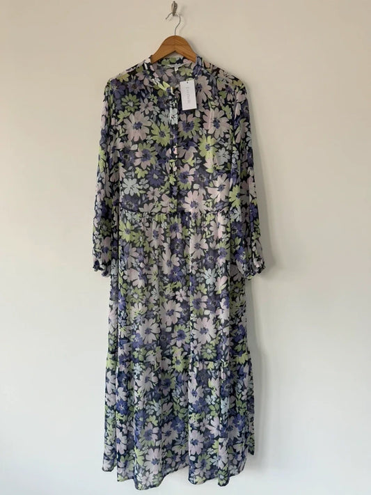 Ever Belle Floral Maxi Dress Size 16 New with Tags, preloved