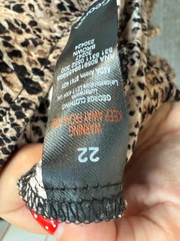 George Animal Print Trousers, photo 3 of 3