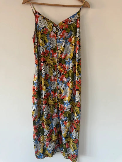 TU Floral Button Up Summer Dress, preloved