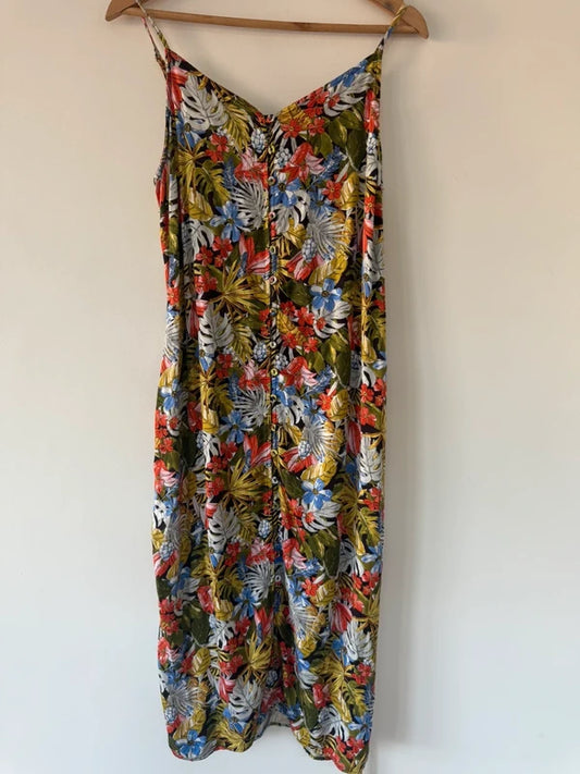 TU Floral Button Up Summer Dress, preloved