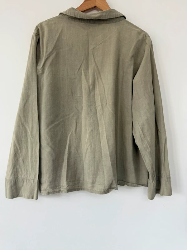 Lipsy Green Khaki Shirt, photo 5 of 5