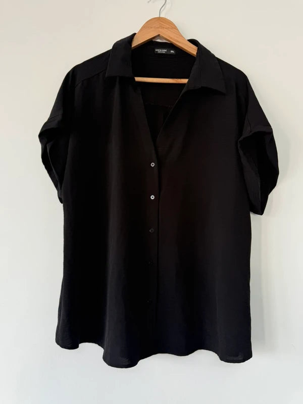 Shein Black Shirt, preloved