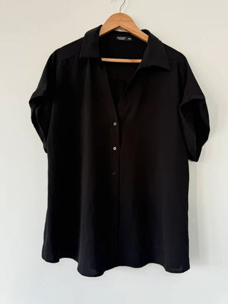 Shein Black Shirt, preloved