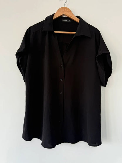 Shein Black Shirt, preloved