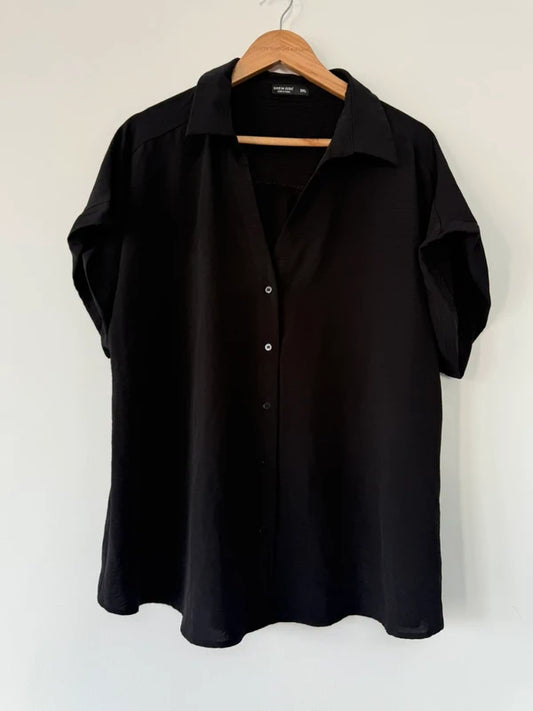 Shein Black Shirt, preloved