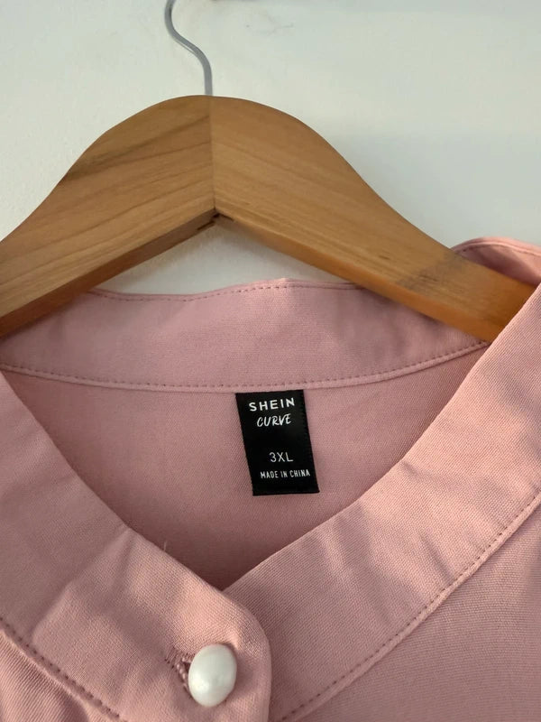 Shein Curve Pink Shirt, photo 4 of 4