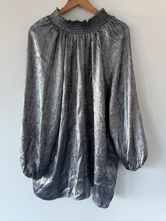 Next Silver Style Blouse, preloved